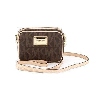 Michael Kors Brown MK Crossbody Original Owner